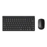 Rapoo 8000GT Multi-mode Mini Wireless Keyboard and Mouse Combo - Black