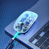 Inphic X5 Bluetooth  Wireless Mouse Transparent