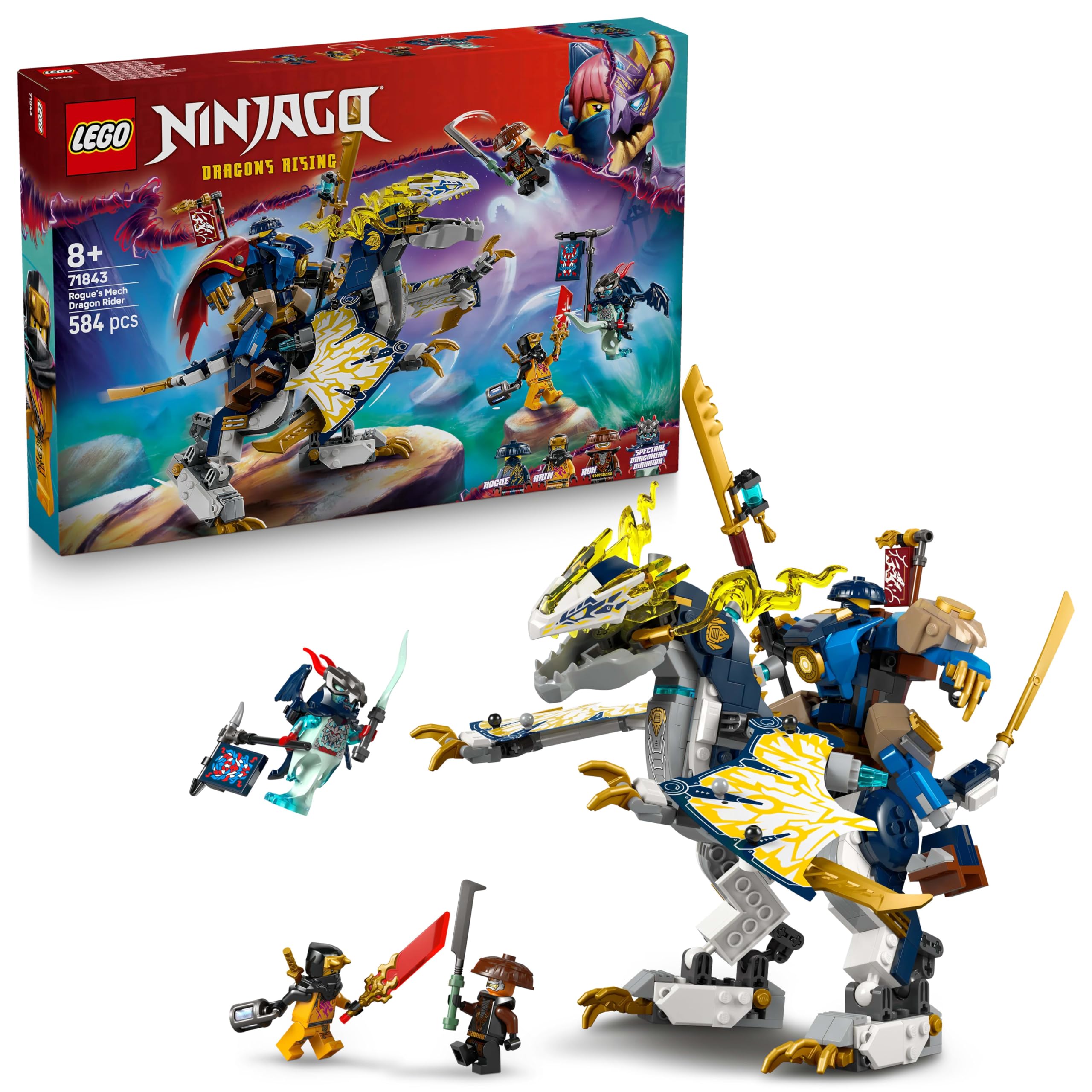 71843 LEGO® NINJAGO® Rogue's Mech Dragon Rider – New World