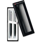 Sheaffer Sentinel Ballpoint Pen & Pencil Set Black Nickel Trim - E93211151