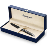 Waterman Hemisphere Rollerball Pen Matte Black Chrome Trim - NS0920850