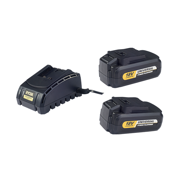 Ryobi XB-3000K 18V Batteries and Charger Kit (XB3000 X2, XPP2700