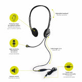 PORT Stereo Headset with Mic - 901603