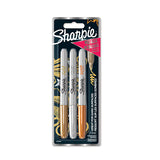 Sharpie Metallic Permanent Marker Assorted 3 Pack