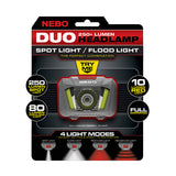 Nebo Duo 250 Lumen Headlamp - Grey