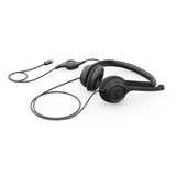 Logitech H390 USB Type C Headset with Noise-Cancelling Mic Black