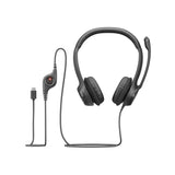 Logitech H390 USB Type C Headset with Noise-Cancelling Mic Black