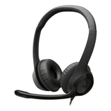 Logitech H390 USB Type C Headset with Noise-Cancelling Mic Black
