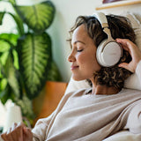 Denon AH-GC30 Wireless Active Noise Cancelling Headphones - White