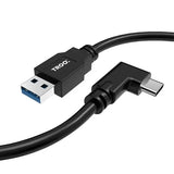 TROO Certified Fast Charge Oculus Quest Right Angle USB To Type-C Cable  - (3m) - SGM05