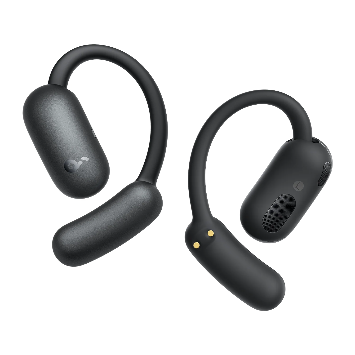 Soundcore AeroFit 2  Adjustable Open-Ear Wireless Earbuds - Black