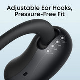 Soundcore AeroFit 2  Adjustable Open-Ear Wireless Earbuds - Black
