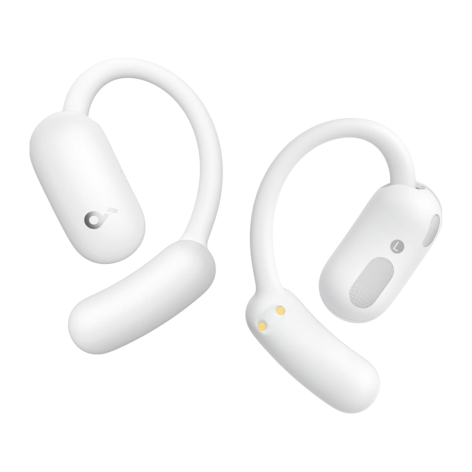 Soundcore AeroFit 2  Adjustable Open-Ear Wireless Earbuds - White