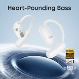 Soundcore AeroFit 2  Adjustable Open-Ear Wireless Earbuds - White