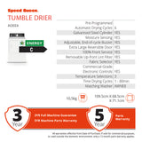 Speed Queen ADEE8RGS 10.5kg Tumble Dryer