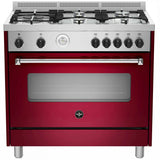 La Germania Americana AMS95C61LBVI Gas / Electric Cooker - Burgundy