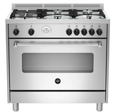 La Germania Americana AMS95C61LBX Gas / Electric Cooker - Stainless Steel