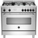 La Germania Americana RUSC81DX Full Gas Cooker - Stainless Steel