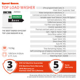 Speed Queen AWNE8RSN 10.5kg Top Loader