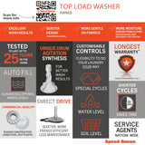 Speed Queen AWNE8RSN 10.5kg Top Loader