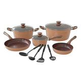 Bennett Read KSC362 12Pc Copper & Rock Pot Set