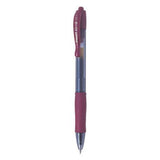 Pilot G2 Retractable Gel Ink Pen Fine 0.7mm - Dark Red