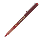 Pilot V Ball Liquid Ink Rollerball Pen 0.7mm - Red