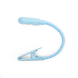 Kikkerland Rechargeable Clip Book Light - Light Blue