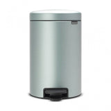 Brabantia 12L Newlcon Pedal Bin - Metallic Mint 113765