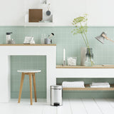 Brabantia 5L Newlcon Pedal Bin - Brilliant Steel 112621