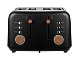 Boden Stark TS401B Anson 4 Slice Toaster - Black