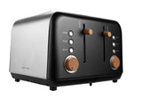 Boden Stark TS401B Anson 4 Slice Toaster - Black