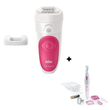 Braun SES5-500 Silk-Epil 5 Epilator + Braun FG1100 Silk-Epil 3 In 1 Trimmer