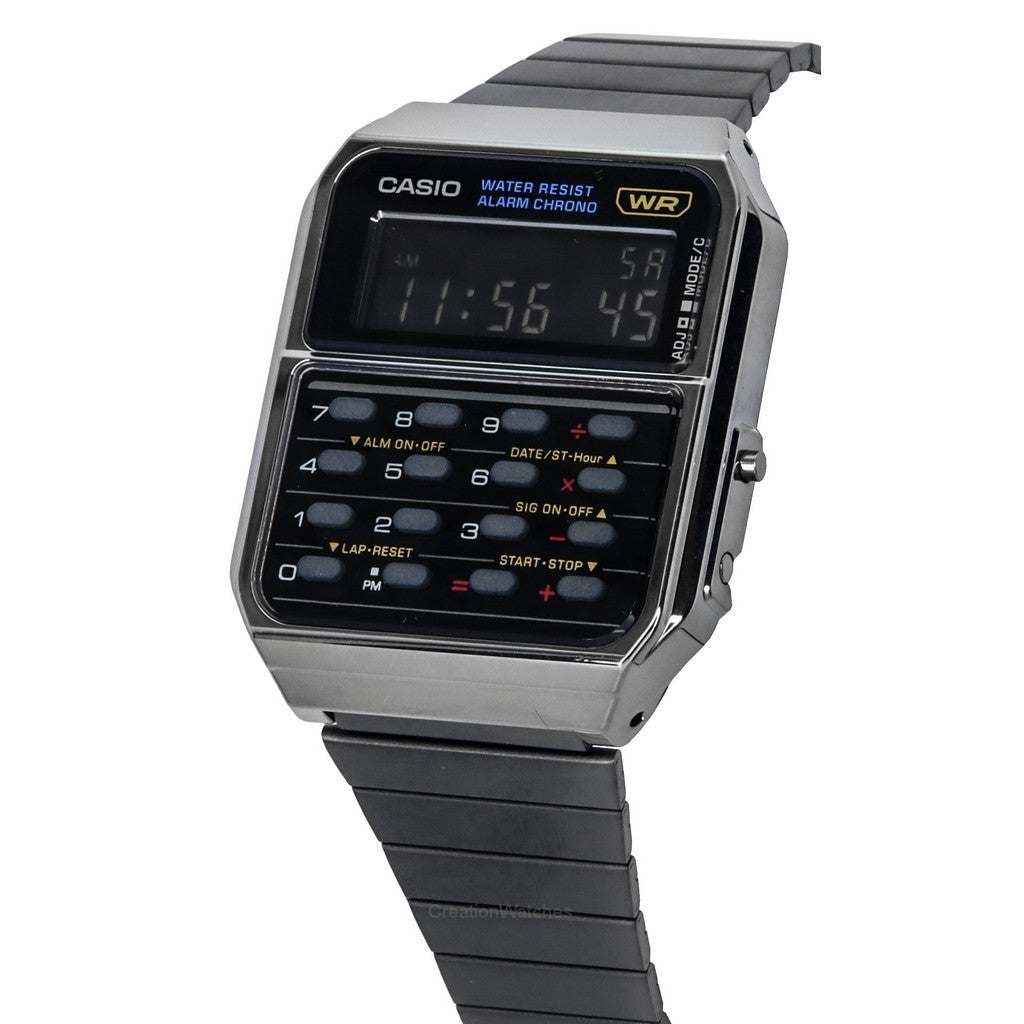 Casio CA 500WEGG 1BDF Calculator Watch New World