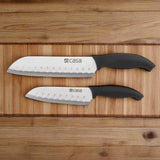 Casa CAKS04 Napoli 2pc Santoku Knife Set