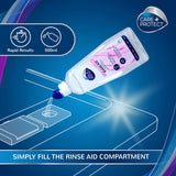 Care + Protect Ultra Shine Rinse Aid for Dishwashers 500ml