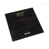 Casa CBSG01N Sparkle Glass Bathroom Scale - Nero