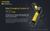 NITECORE UI1 USB Charger, for 18650, 21700, 18350, 20700 etc Batteries