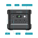 Choetech Portable Power Station 1000W / 1024Wh - BS022