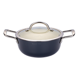Snappy Chef 22cm Superlight Cast-Iron Casserole - CICG22 Grey