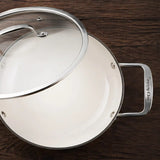 Snappy Chef 30cm Superlight Cast-Iron Griddle - CIRG031 Grey