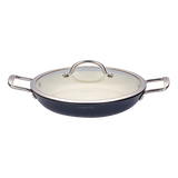 Snappy Chef 30cm Superlight Cast-Iron Griddle - CIRG031 Grey