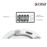 Casa CJGS11 Glass Bathroom Scale