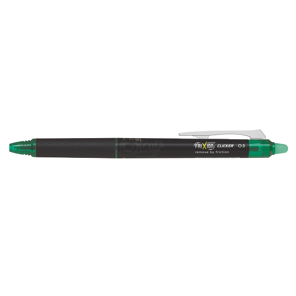 Clickar Point Pilot Frixion Clicker Point 0.5mm Erasable - Green – New World