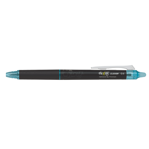 Clickar Point Pilot Frixion Clicker Point 0.5mm Erasable - Light Blue – New World