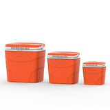 Cosmoplast CP1012 ChillBox 3-in-1 Value Pack Iceboxes - Orange