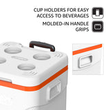 Cosmoplast CP1030 45L KeepCold Picnic Trolley Icebox - White