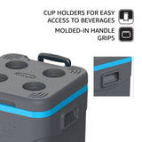 Cosmoplast CP1031 45L KeepCold Picnic Trolley Icebox - Grey