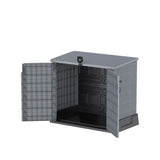 Cosmoplast CP2001 Cedargrain Storage Shed 850L - Grey