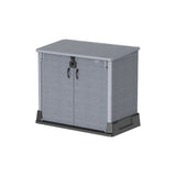 Cosmoplast CP2001 Cedargrain Storage Shed 850L - Grey